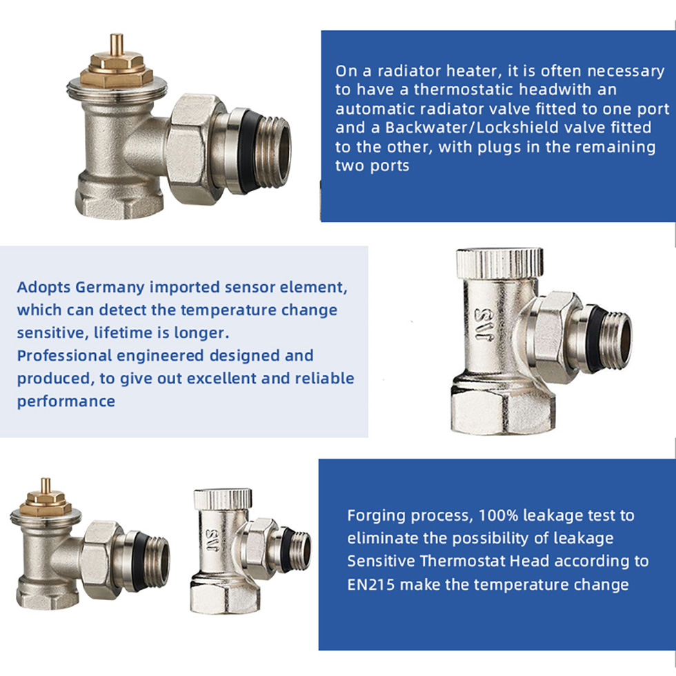 DN15 lightweight self-sealing angle thermostatic radiator valve_Angle ...