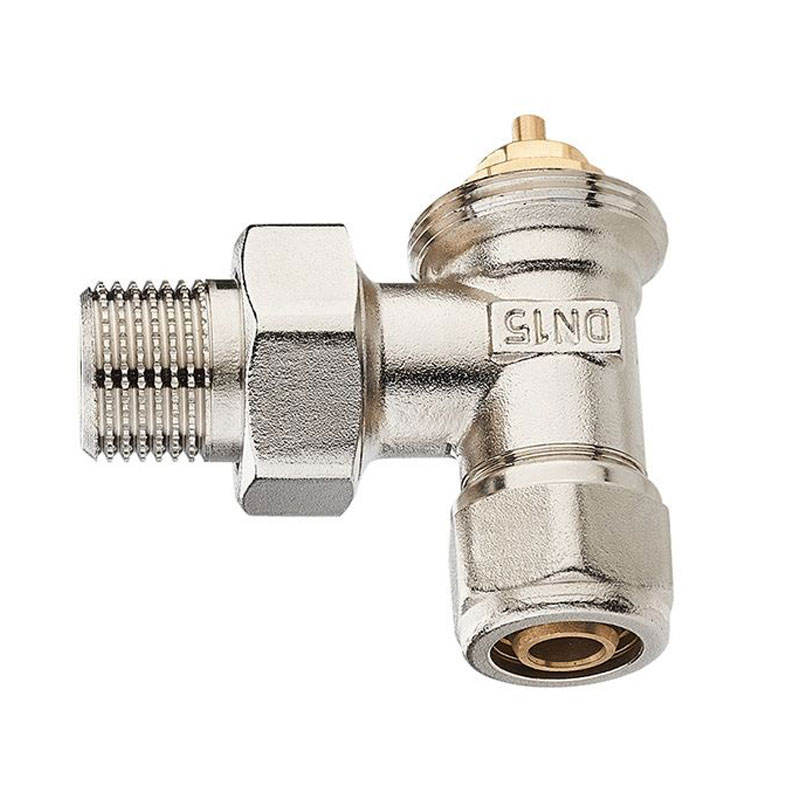 DN15 aluminium pre-set thermostatic radiator valve_Angle valve ...