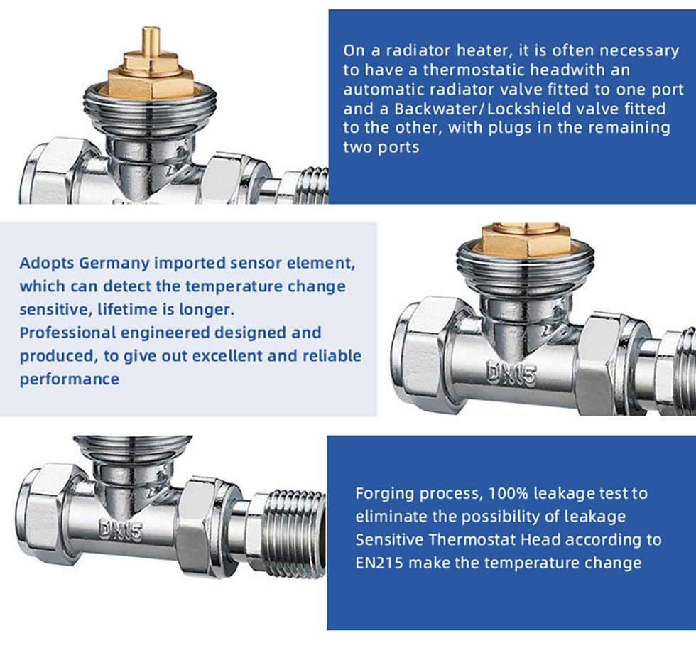 DN15 lightweight ferrule straight thermostatic radiator valve_Straight ...